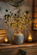 Olive branch decorative LED string lights