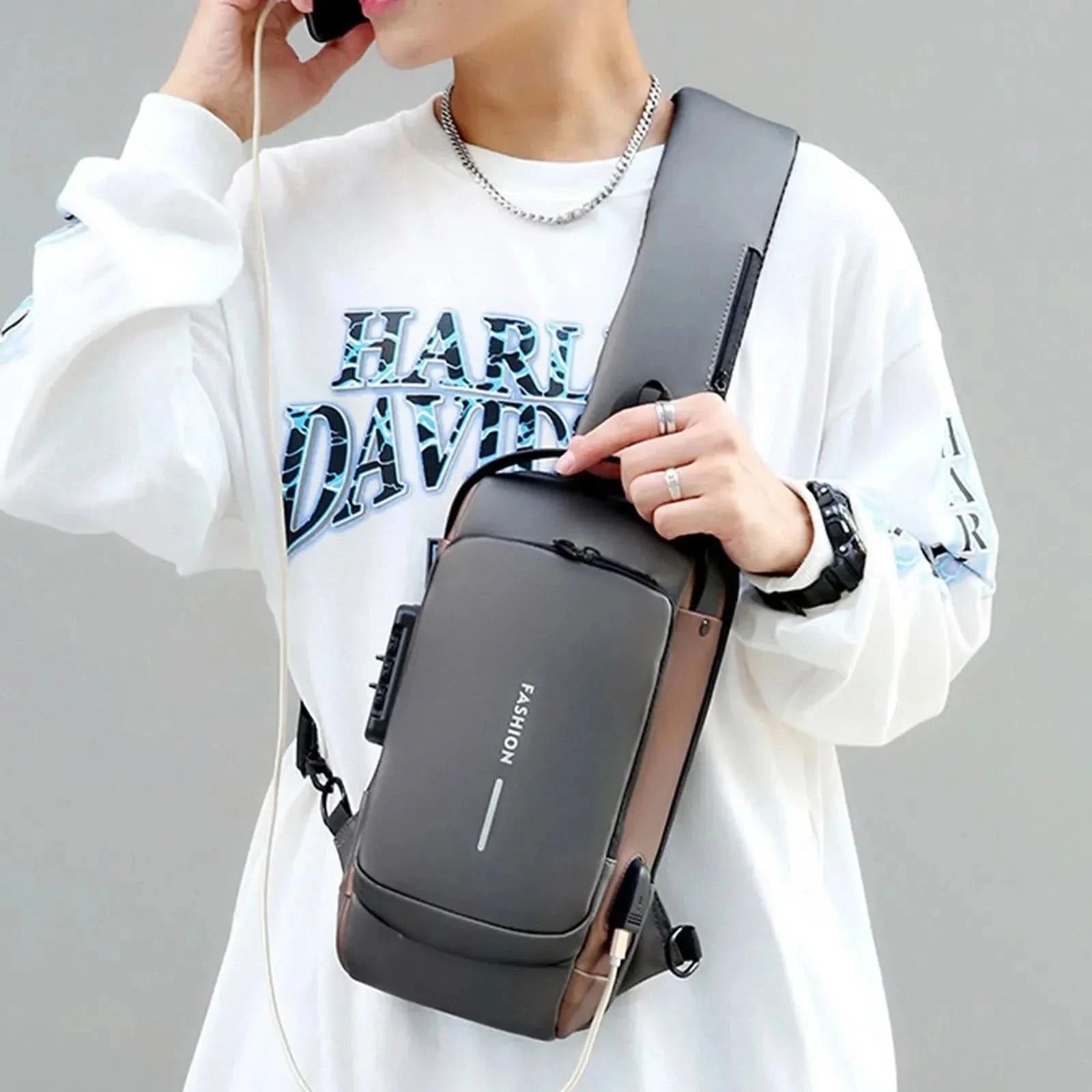 UrbanTech | Travel Laptop Backpack with Anti-Theft & Waterproof Design | USB Charging for Daily Convenience