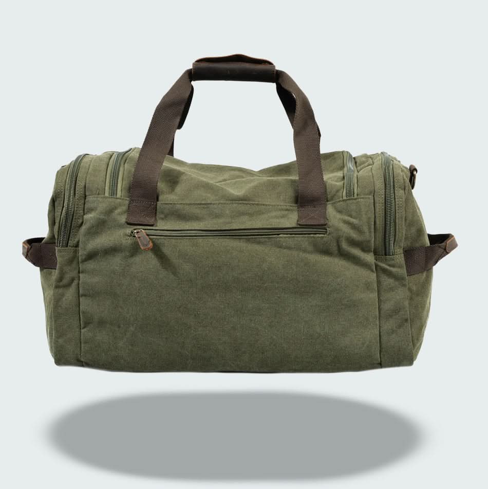 Vanguard | Leather Duffle Bag with 36.5L Capacity & Organized Storage | Durable Waxed Canvas for Stylish Travel