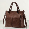 Vegan Leather Tote Bag with Structured Design | Stylish Handbag for Everyday Use