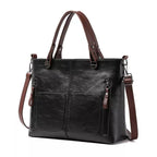 Vegan Leather Tote Bag with Structured Design | Stylish Handbag for Everyday Use
