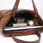 Vegan Leather Tote Bag with Structured Design | Stylish Handbag for Everyday Use