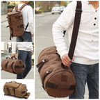 Versatile Canvas Duffle Bag | Men's Duffle Bag with Large Capacity & Dual Carry Options | Stylish Travel Companion for Everyday Use