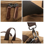 Versatile Canvas Duffle Bag | Men's Duffle Bag with Large Capacity & Dual Carry Options | Stylish Travel Companion for Everyday Use