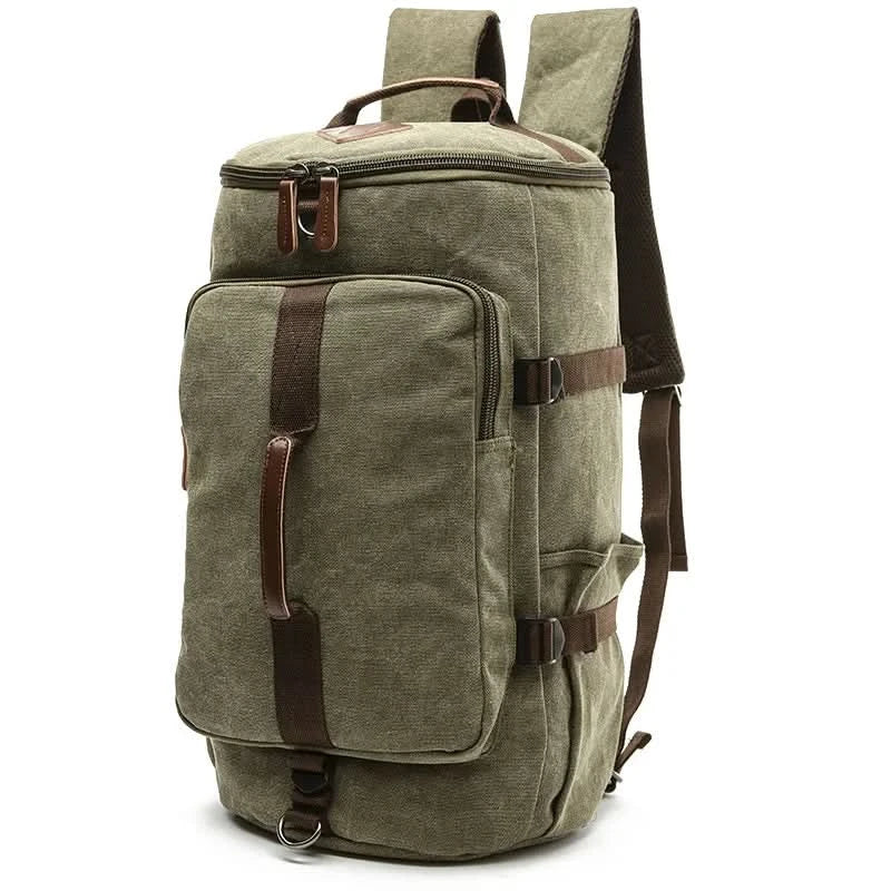 Versatile Canvas Duffle Bag with Large Storage Capacity | Stylish Design for Travel and Daily Use