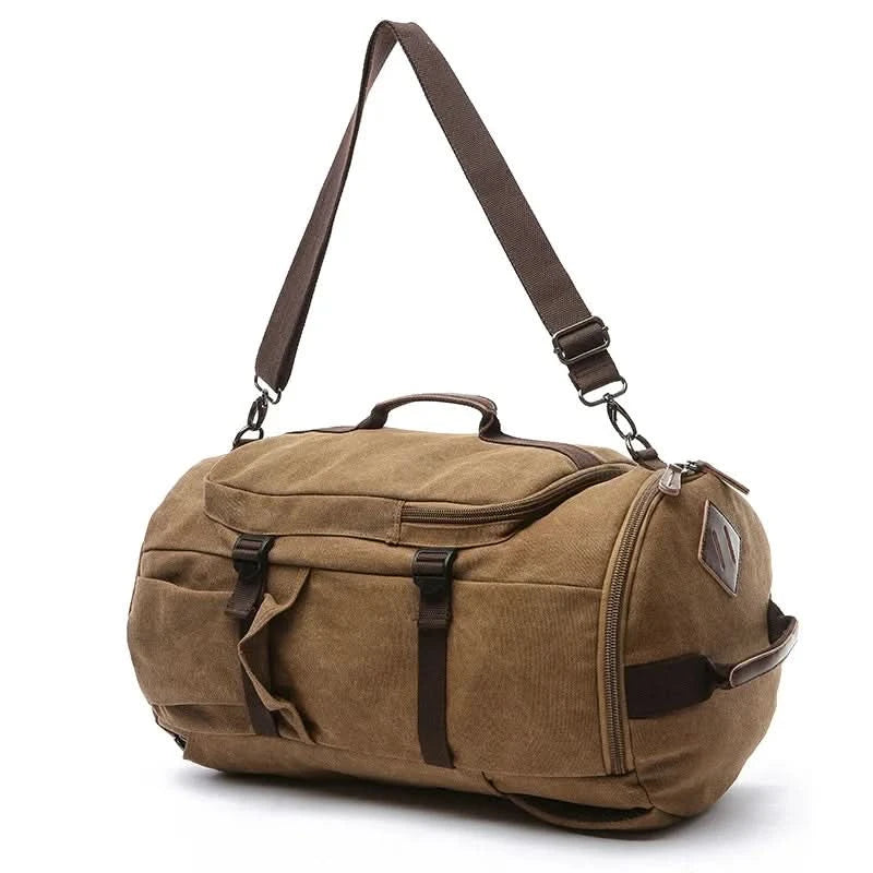Versatile Canvas Duffle Bag with Large Storage Capacity | Stylish Design for Travel and Daily Use