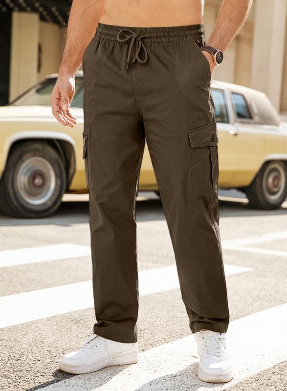 Versatile Cargo Pants | Stretchy Tactical Trousers with Multi-Pockets | Comfortable Fit for Outdoor Activities