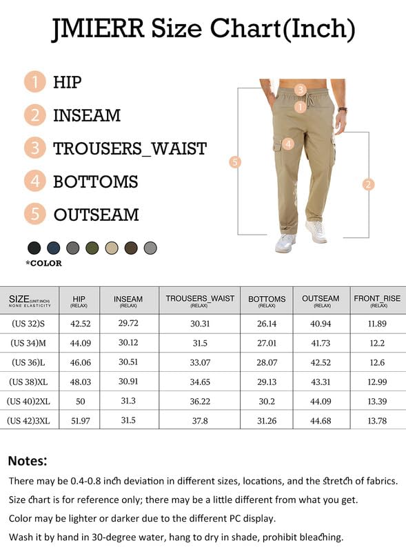 Versatile Cargo Pants | Stretchy Tactical Trousers with Multi-Pockets | Comfortable Fit for Outdoor Activities