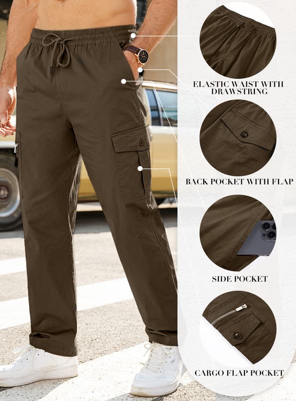Versatile Cargo Pants | Stretchy Tactical Trousers with Multi-Pockets | Comfortable Fit for Outdoor Activities