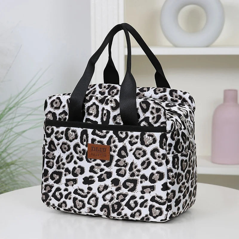 Versatile Insulated Lunch Bag – Durable Nylon with Large Capacity...