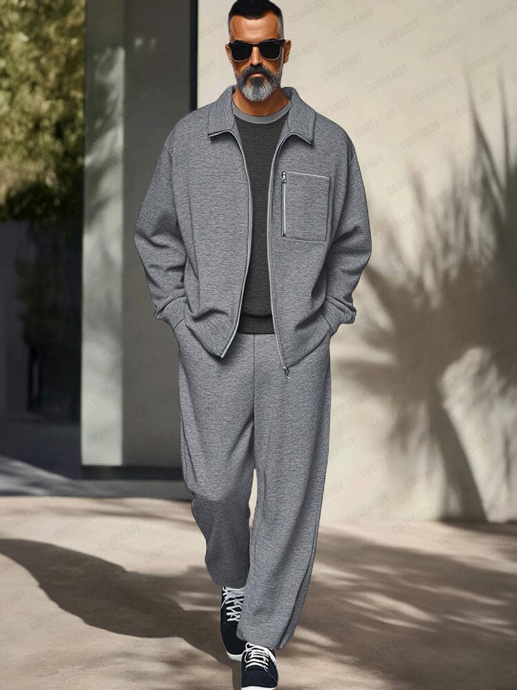 Versatile Women's Athleisure Matching Set | Zip-Up & Adjustable Co-Ord