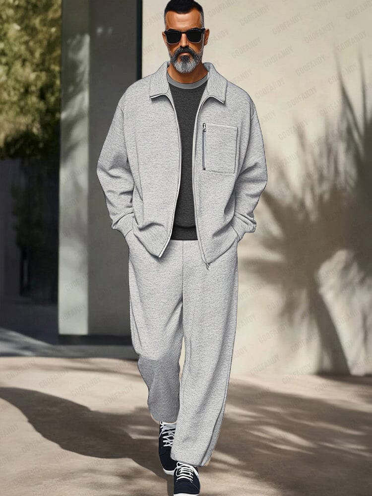 Versatile Women's Athleisure Matching Set | Zip-Up & Adjustable Co-Ord