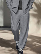 Versatile Women's Athleisure Set | Zip-Up Jacket & Adjustable Pants for All-Day Comfort
