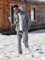 Versatile Women's Athleisure Set | Zip-Up Jacket & Adjustable Pants for All-Day Comfort