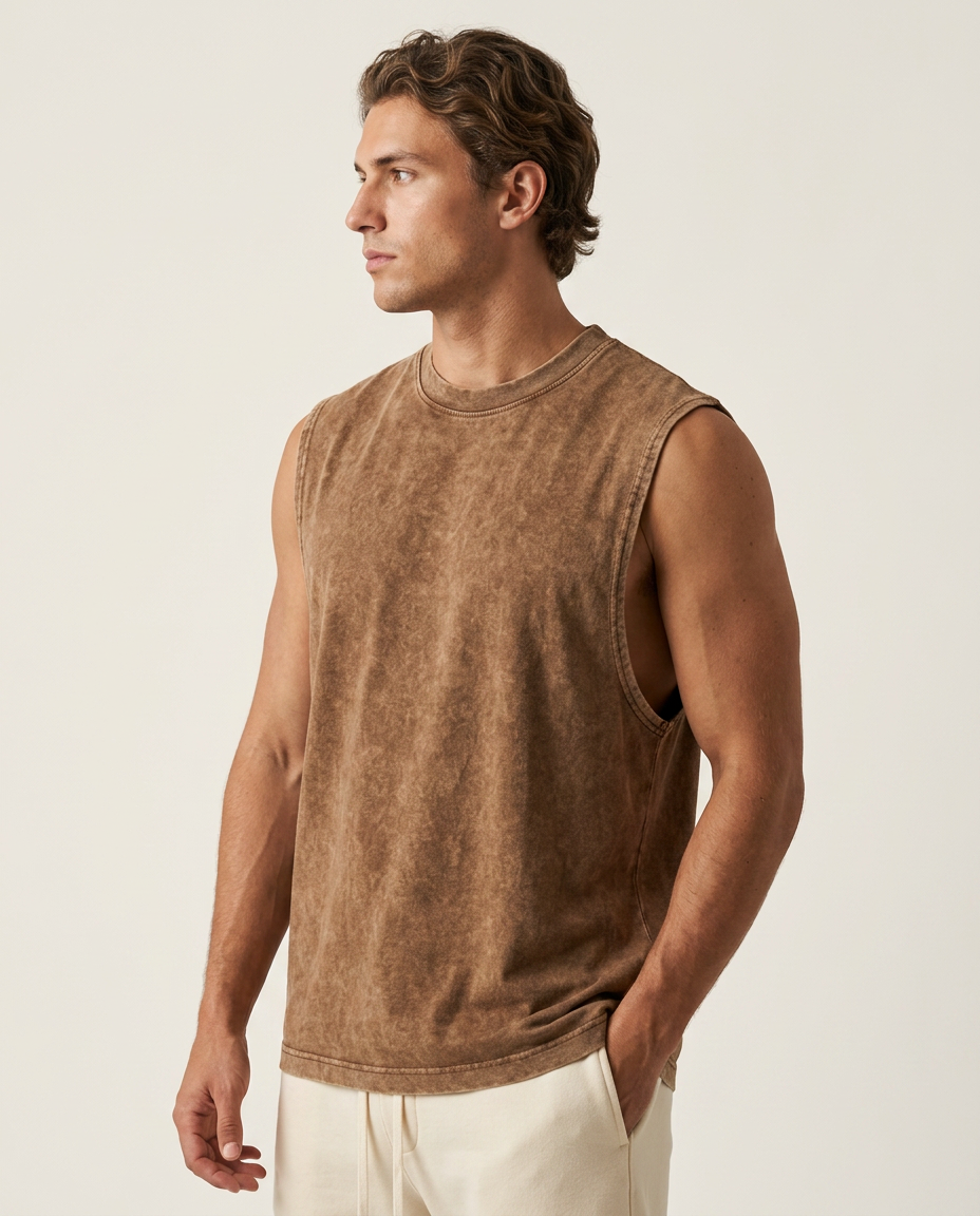 Vintage Collection | Men's Tank Top with Ultra Soft Cotton | Classic Fit for Everyday Comfort