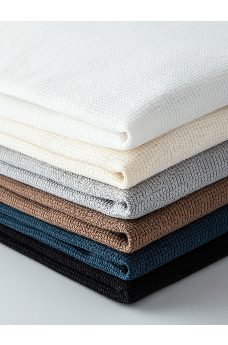 Waffle Knit Hoodie with Front Kangaroo Pocket | Soft & Breathable Layer for Ultimate Comfort