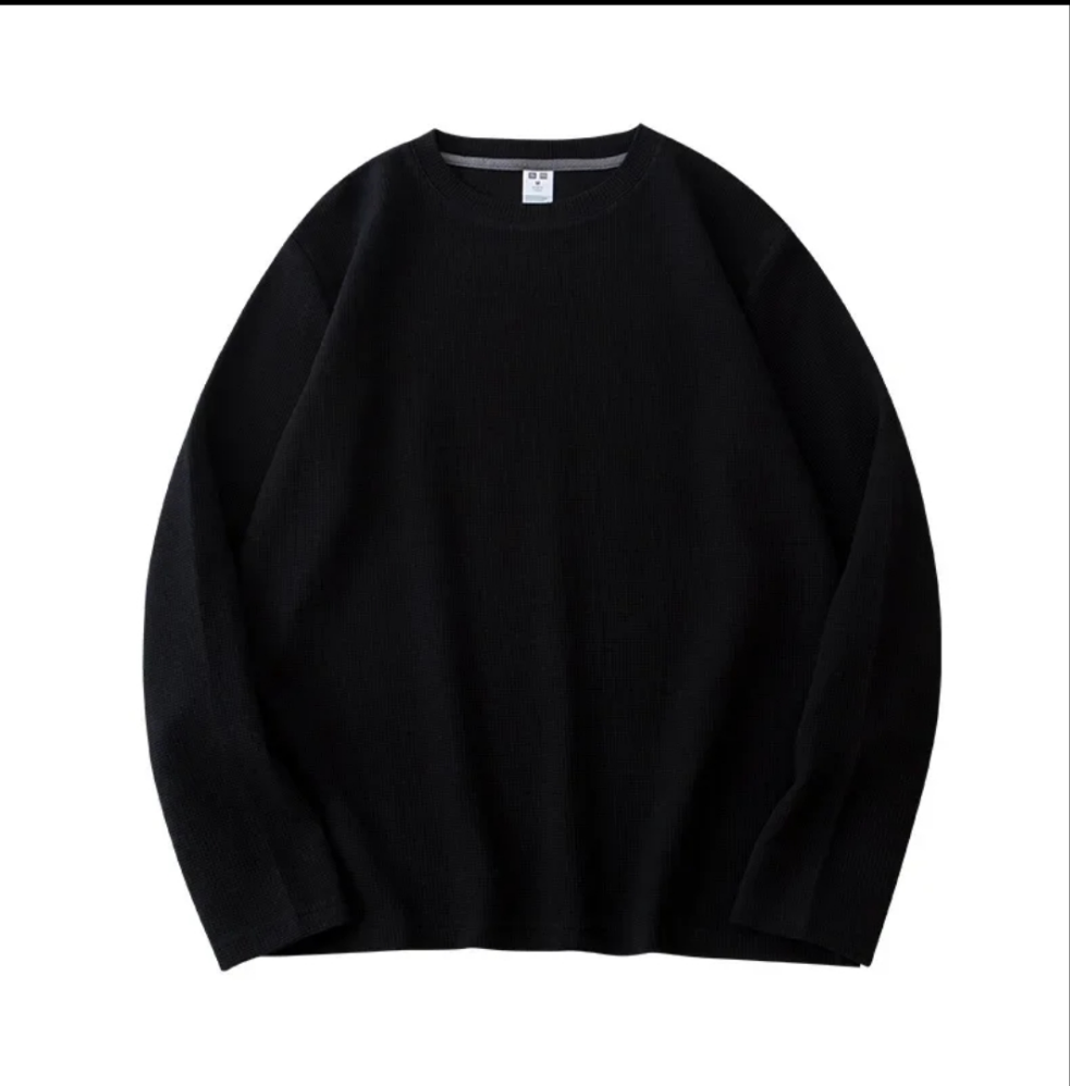 Waffle Knit Hoodie with Front Kangaroo Pocket | Soft & Breathable Layer for Ultimate Comfort