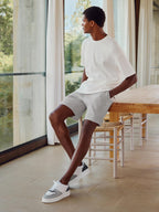 Waffle Relaxed Shorts | Comfortable Loose Fit with Elastic Waistband | Casual Style for Everyday Wear