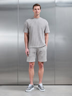Waffle Relaxed Shorts | Comfortable Loose Fit with Elastic Waistband | Casual Style for Everyday Wear