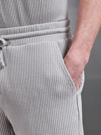 Waffle Relaxed Shorts | Comfortable Loose Fit with Elastic Waistband | Casual Style for Everyday Wear