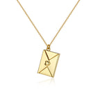 Gold Love Letter necklace