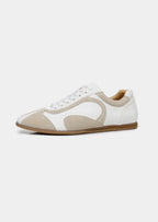 Women's White Retro Hybrid Suede Leather Runner 4