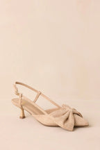 Women's Wildest Dreams Raffia Pointed Toe Kitten Heels | Heel measures 2.25" 0