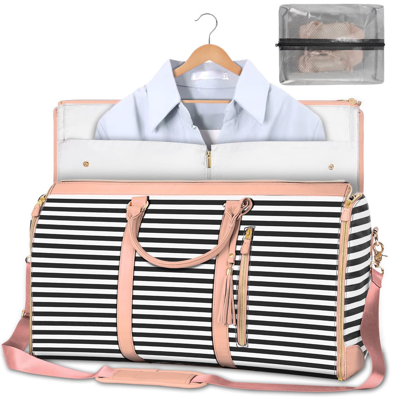 Large Waterproof Travel Duffle Bag for Women – Foldable Tote