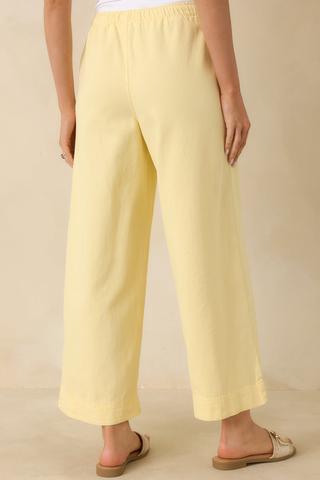 Women's Z Supply Sunnyside Yellow Daycation Pants | 52% Cotton & 48% Lyocell 7