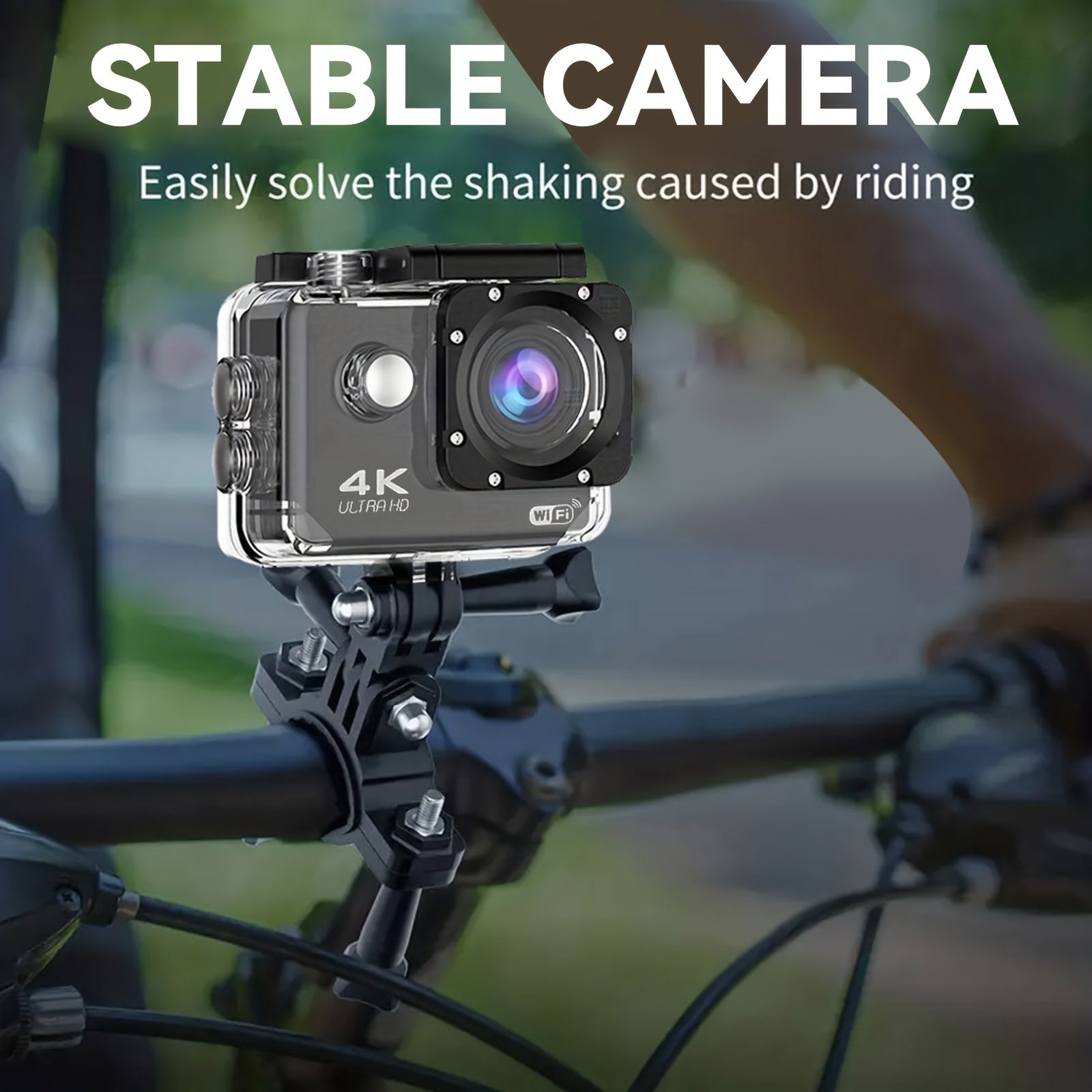 Action Camera with WiFi & 170° Lens — Waterproof Sports Cam Kit