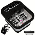 Collapsible Foot Spa & Massager — Heated Bath, Rollers, Bubbles & Timer