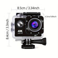 Action Camera with WiFi & 170° Lens — Waterproof Sports Cam Kit