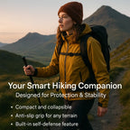 Hiking with the walking stick