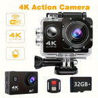Action Camera with WiFi & 170° Lens — Waterproof Sports Cam Kit