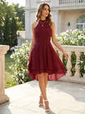 Tiered midi dress with flowy layered skirt, lifestyle