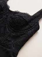 Women's Sexy Lace Neckline Slim Fit Dress – Elegant Bodycon Mini...