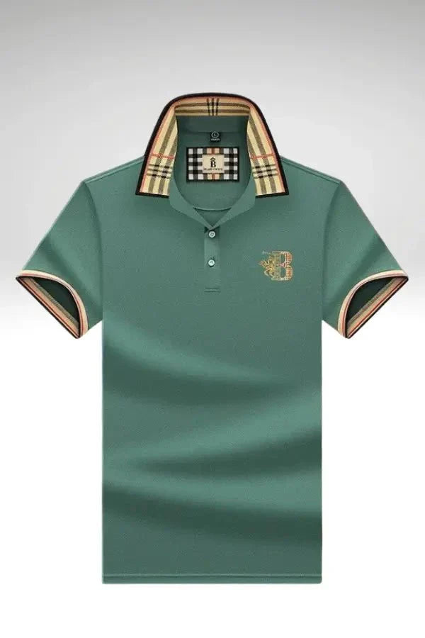 Men's polo shirt in green
