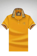 Men's polo shirt in yellow