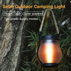 Solar flame torch light