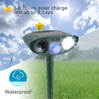 Ultrasonic deer deterrent