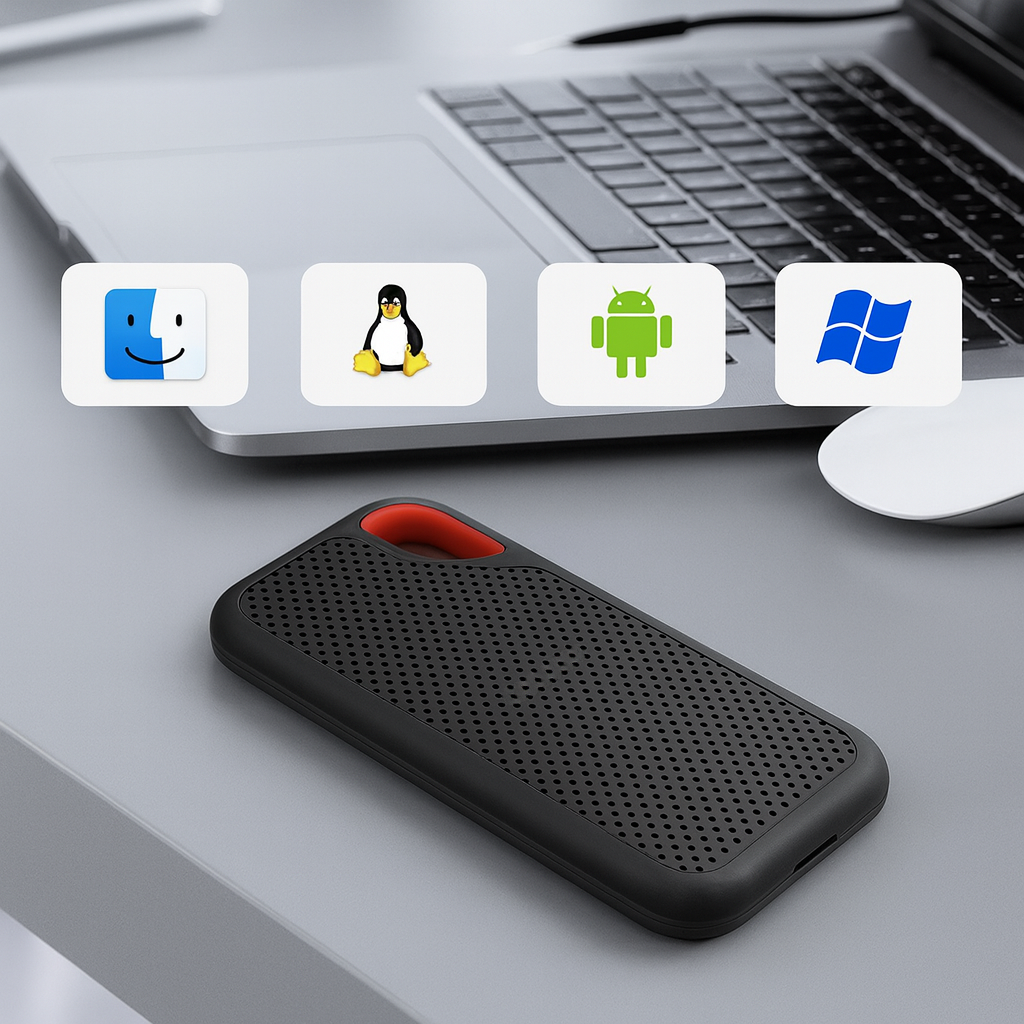 Portable 2TB external SSD