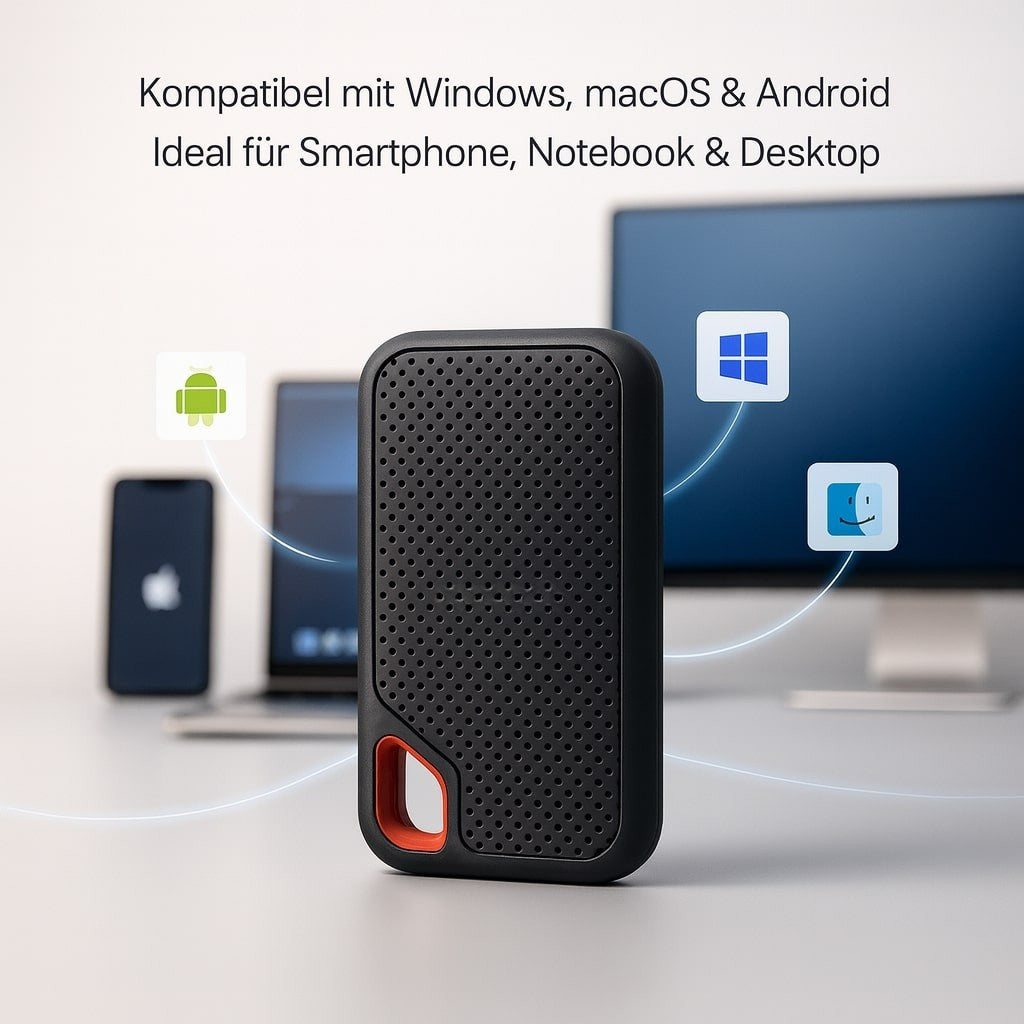 Portable 2TB external SSD