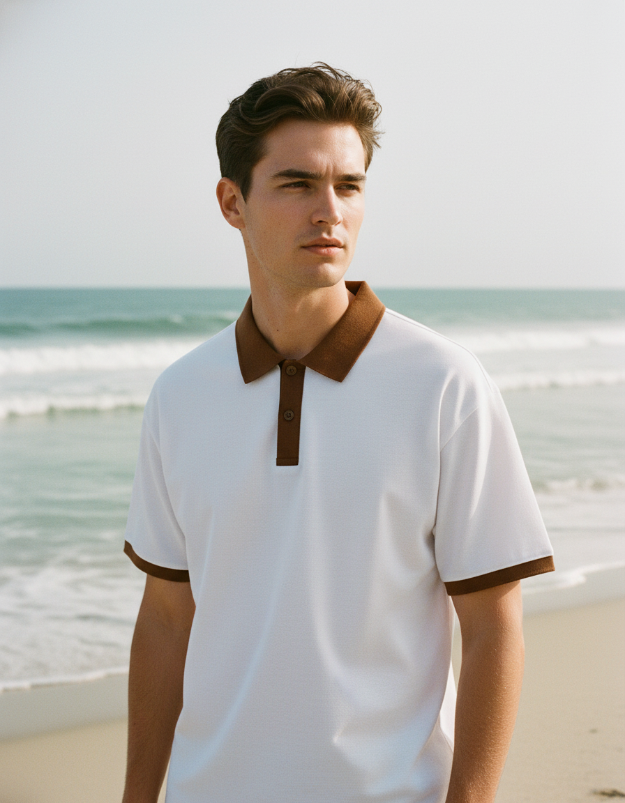 Como Polo Shirt – Breathable Short Sleeve Knit Polo