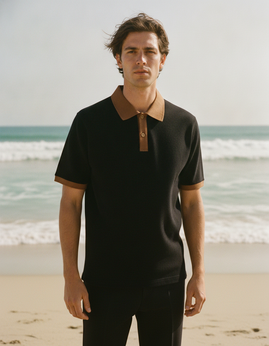 Como Polo Shirt – Breathable Short Sleeve Knit Polo