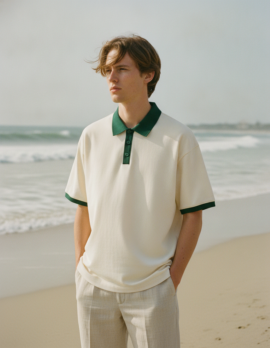 Como Polo Shirt – Breathable Short Sleeve Knit Polo