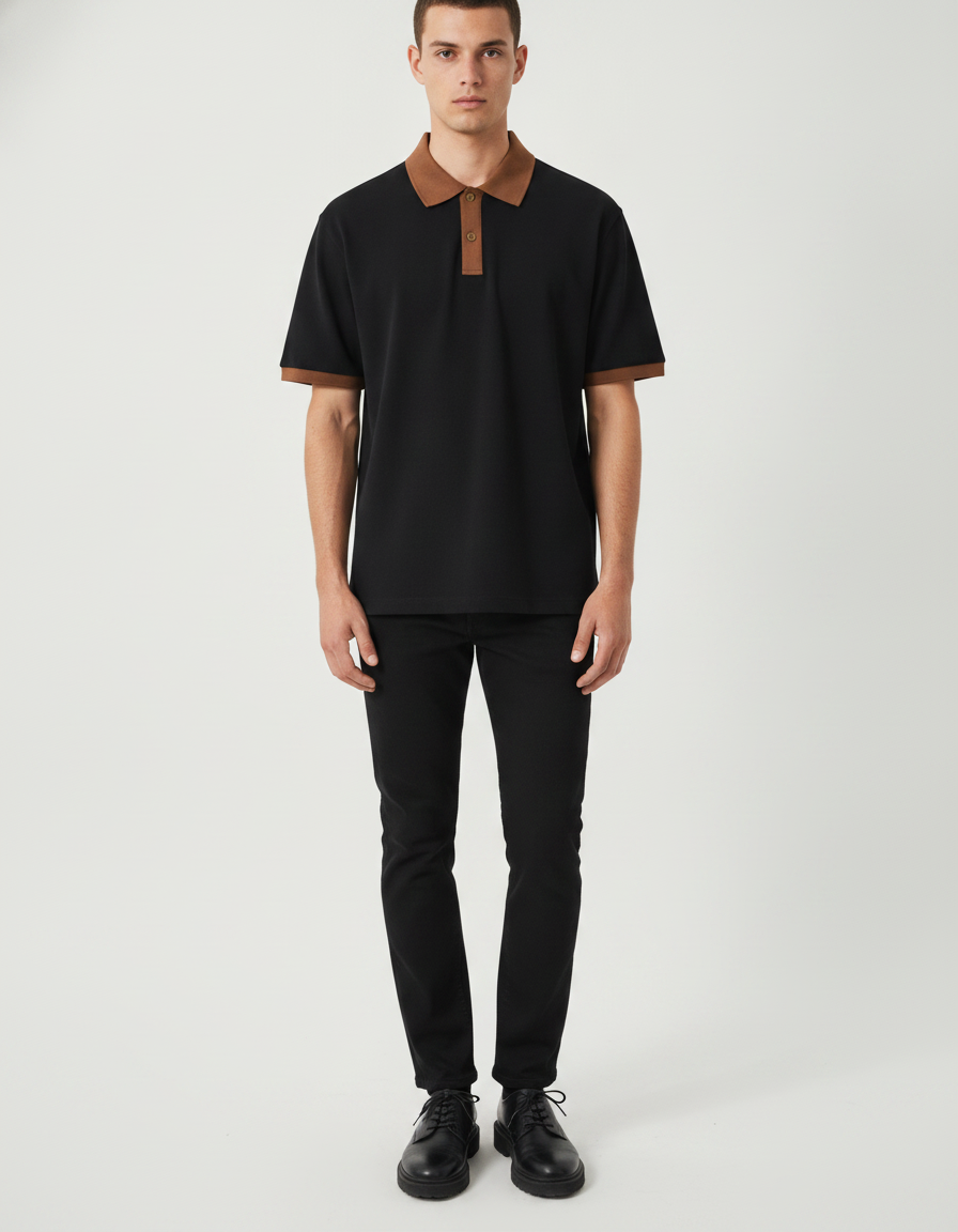 Como Polo Shirt – Breathable Short Sleeve Knit Polo