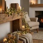 Olive branch decorative string lights