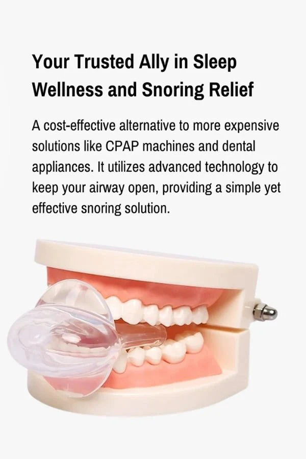 Anti-snore aid device detail