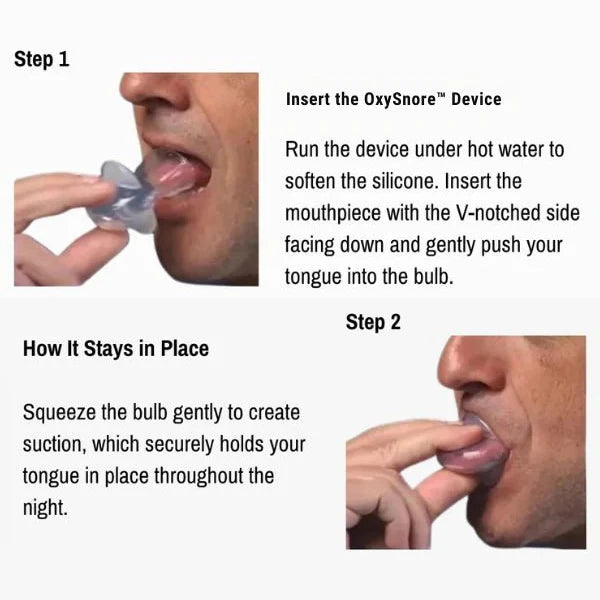 Anti-snore aid device detail