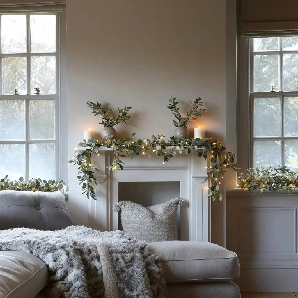 Olive branch tree light arrangement